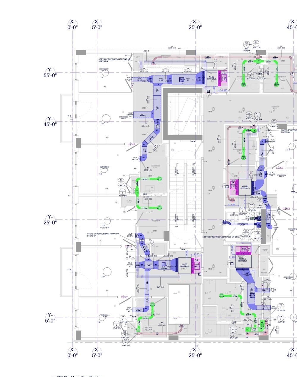Mechanical shop drawing sample