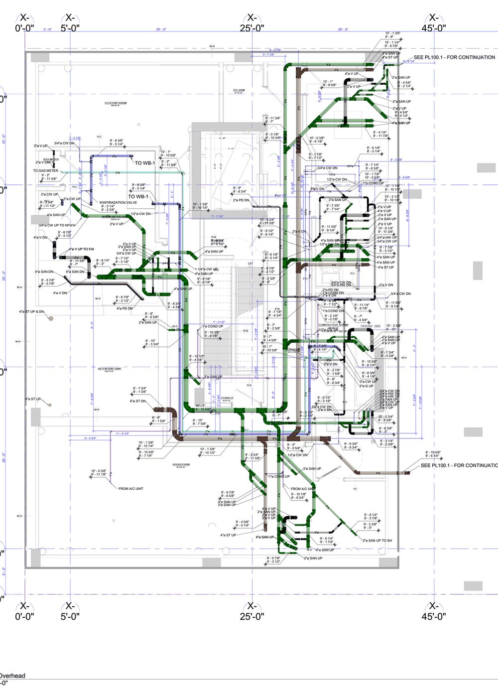 Plumbing overhead sample