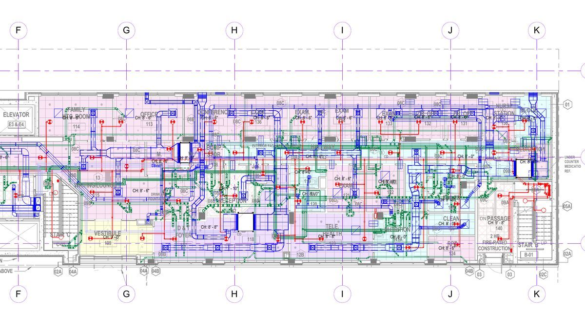 Coordination overlay, ground floor